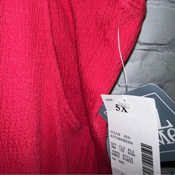 BRAND NWT Liz & Me red shorts size 5X - Picture 5 of 8